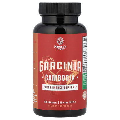 Nature's Craft, Garcinia Cambogia, 60 Capsules