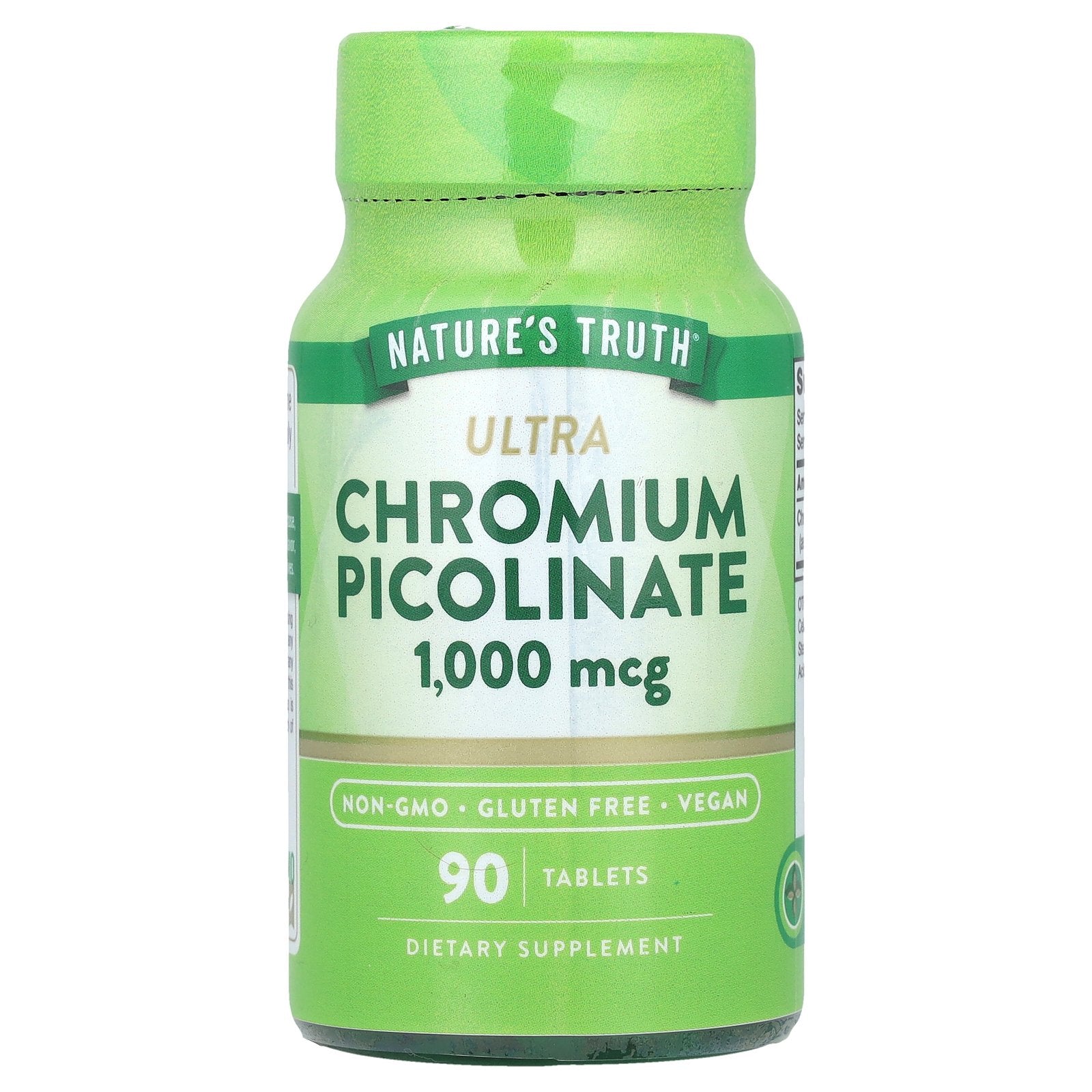 Nature's Truth, Ultra Chromium Picolinate, 1,000 mcg, 90 Tablets