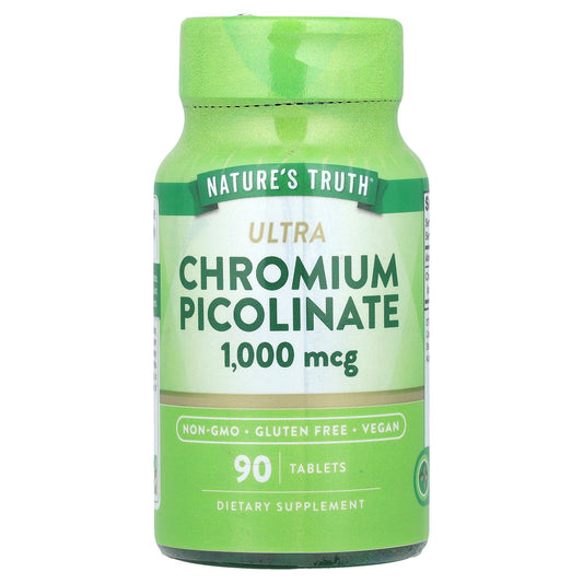 Nature's Truth, Ultra Chromium Picolinate, 1,000 mcg, 90 Tablets