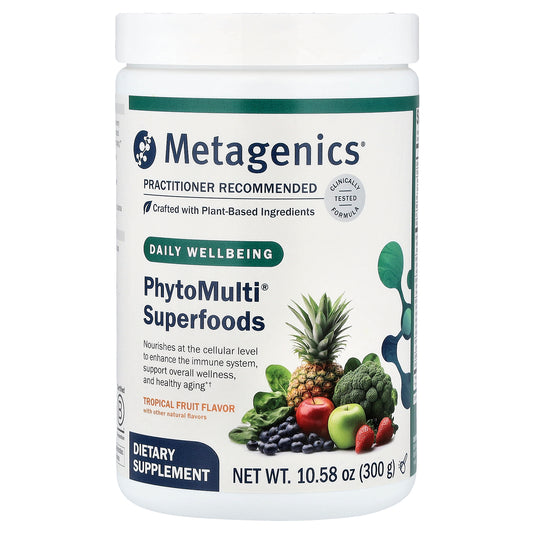 Metagenics, PhytoMulti® Superfoods, Tropical Fruit, 10.58 oz (300 g)