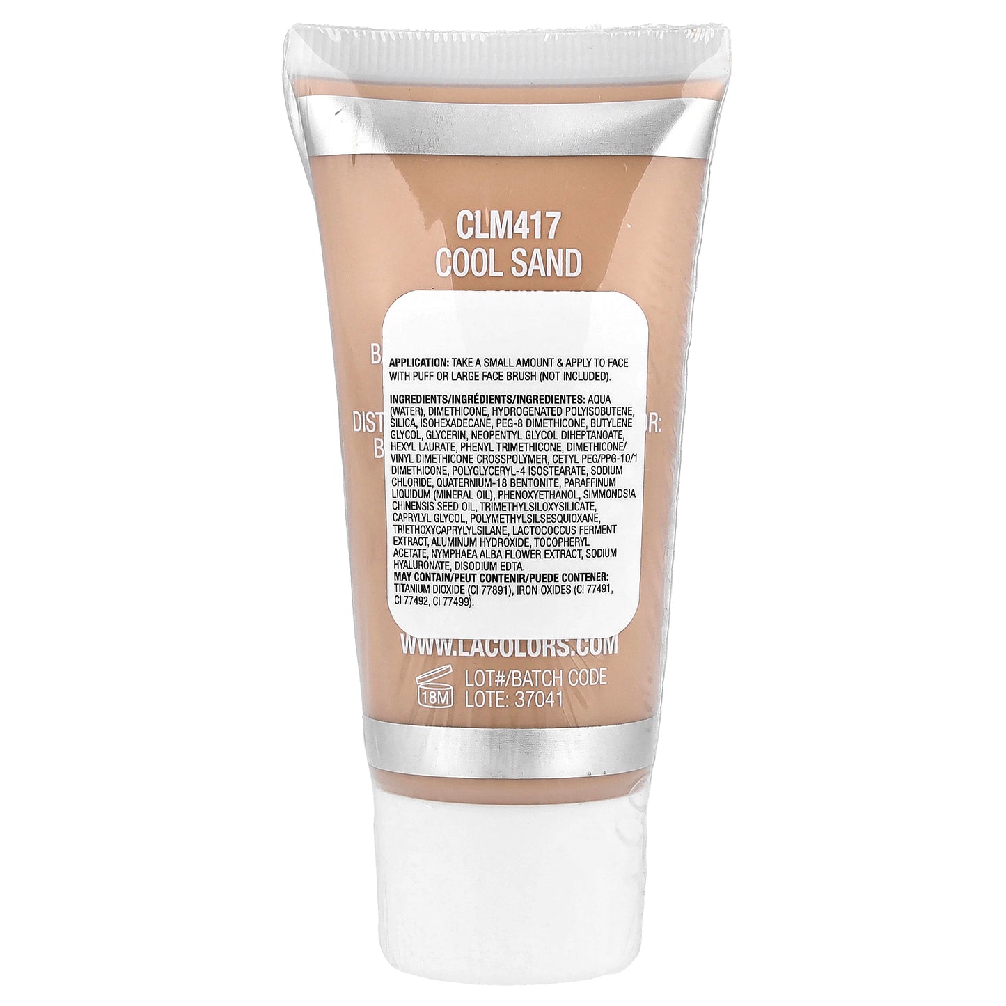L.A. Colors, Natural Skin Tint, CLM417 Cool Sand, 1 fl oz (30 ml)