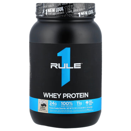 Rule One Proteins, Whey Protein, Cookies & Creme, 1.95 lbs (884 g)