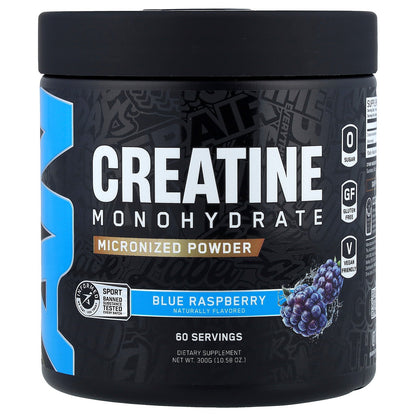 ABE, Creatine Monohydrate, Micronized Powder, Blue Raspberry, 10.58 oz (300 g)