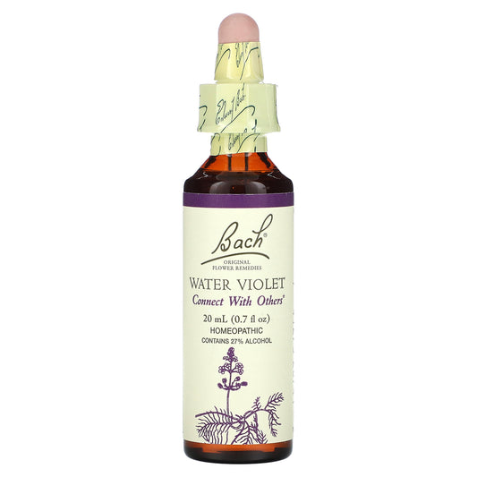 Bach, Original Flower Remedies, Water Violet, 0.7 fl oz (20 ml)
