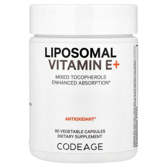 Codeage, Liposomal Vitamin E+, 90 Vegetable Capsules