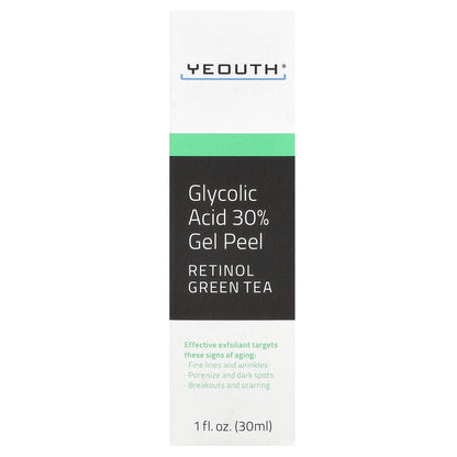 YEOUTH, Glycolic Acid 30% Gel Peel, 1 fl oz (30 ml)