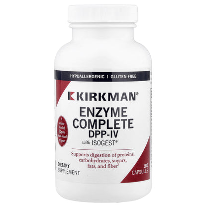 Kirkman Labs, Enzyme Complete DPP-IV With ISOGEST®, 180 Capsules