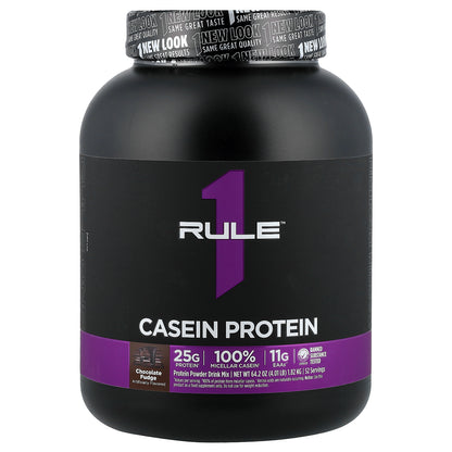 Rule One Proteins, Casein Protein, Chocolate Fudge, 4.01 lb (1.82 kg)