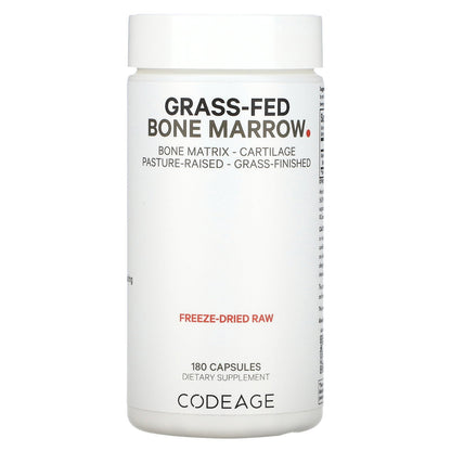 Codeage, Grass-Fed Bone Marrow, 500 mg , 180 Capsules