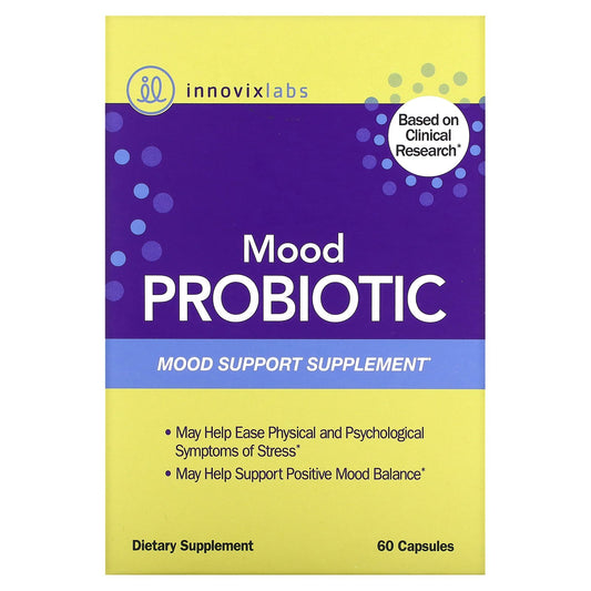 InnovixLabs, Mood Probiotic, Mood Support Supplement, 60 Capsules