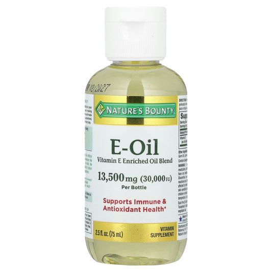 Nature's Bounty, Vitamin E-Oil, 2.5 fl oz (75 ml)