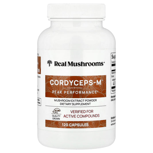 Real Mushrooms, Cordycep-M™, 120 Capsules