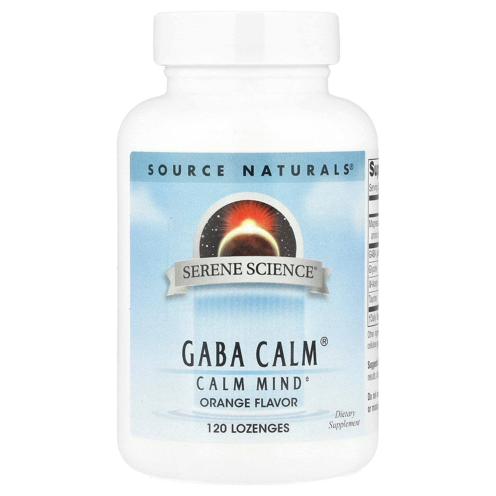 Source Naturals, Serene Science®, GABA Calm®, Orange, 120 Lozenges