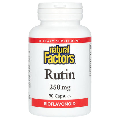 Natural Factors, Rutin, 250 mg, 90 Capsules