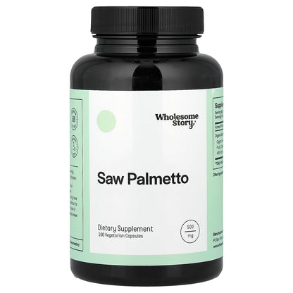 Wholesome Story, Saw Palmetto, 100 Vegetarian Capsules (500 mg per Capsule)