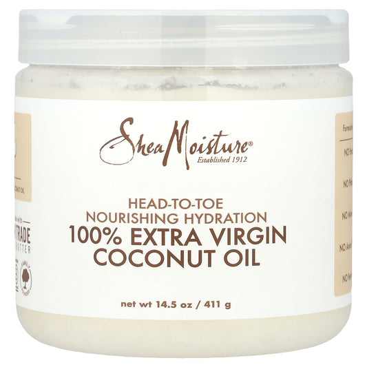 SheaMoisture, 100% Extra Virgin Coconut Oil, 14.5 fl oz (411 ml)