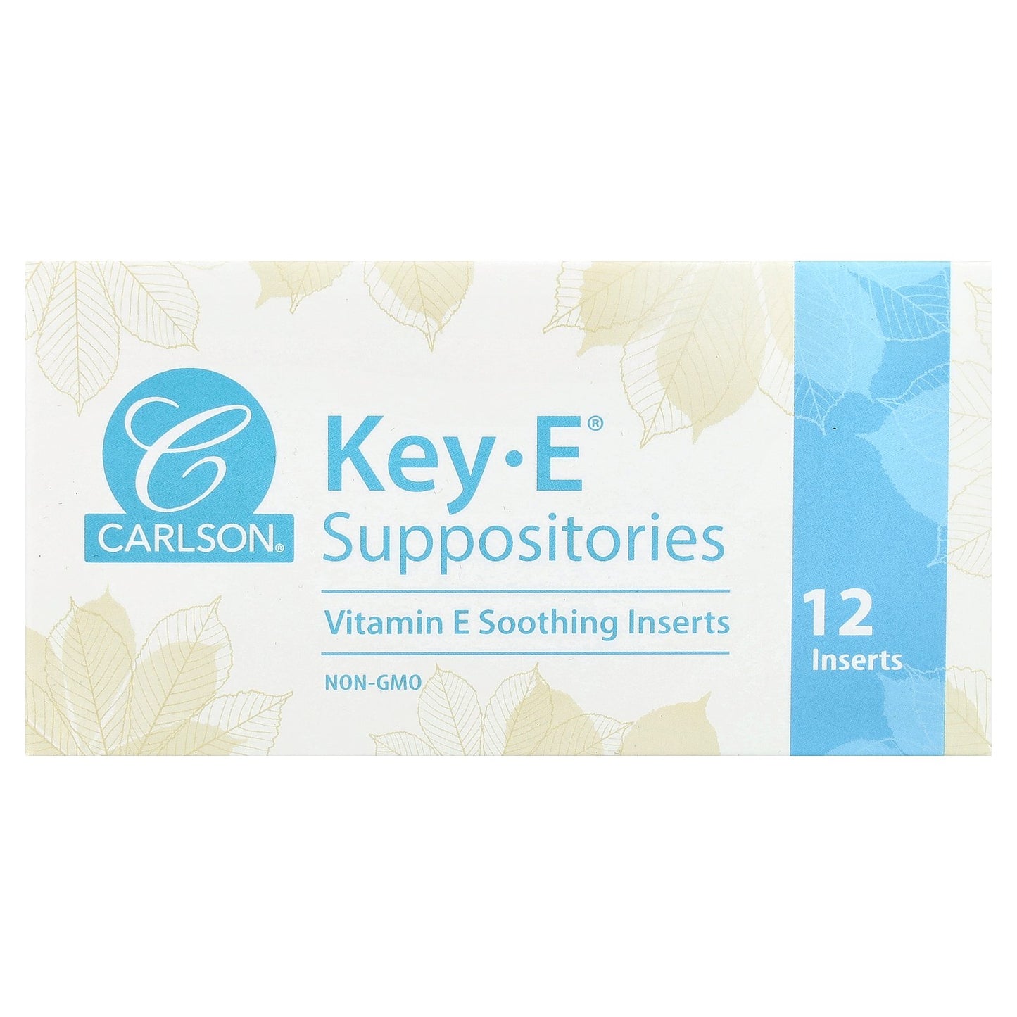 Carlson, Key-E® Suppositories, 12 Inserts