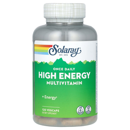 Solaray, Once Daily High Energy Multivitamin, 120 VegCaps