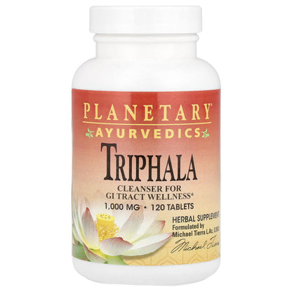 Planetary Herbals, Ayurvedics, Triphala, 2,000 mg, 120 Tablets (1,000 mg Per Tablet)