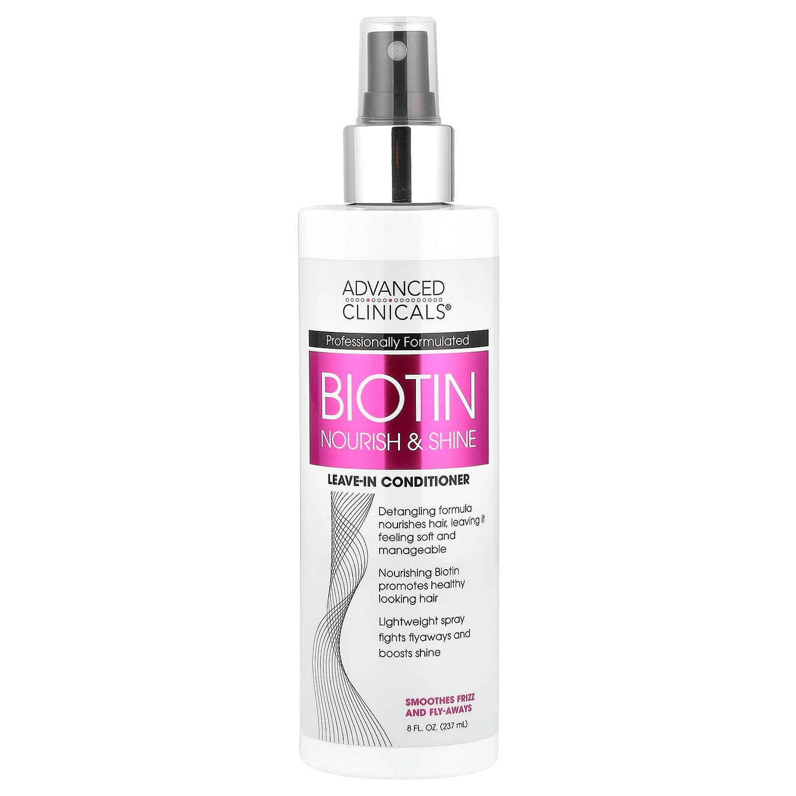 Advanced Clinicals, Biotin, Leave-In Conditioner , 8 fl oz (237 ml)
