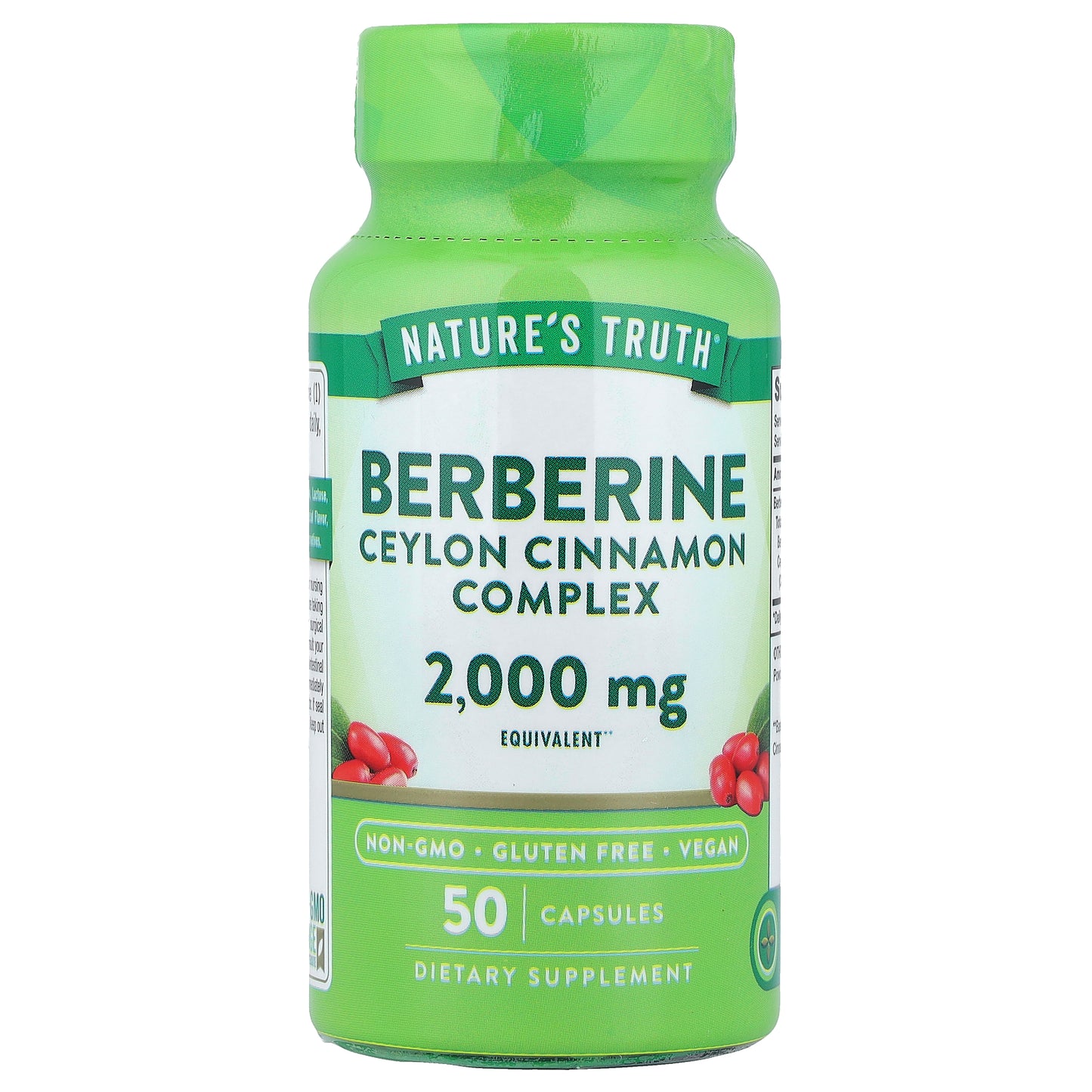 Nature's Truth, Berberine Ceylon Cinnamon Complex, 2,000 mg, 50 Capsules