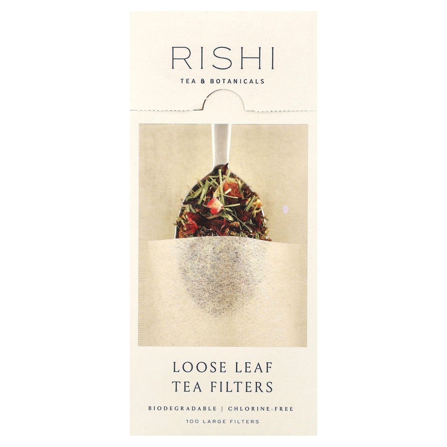 Rishi Tea, Loose Leaf Tea Filters, 100 Large Filters