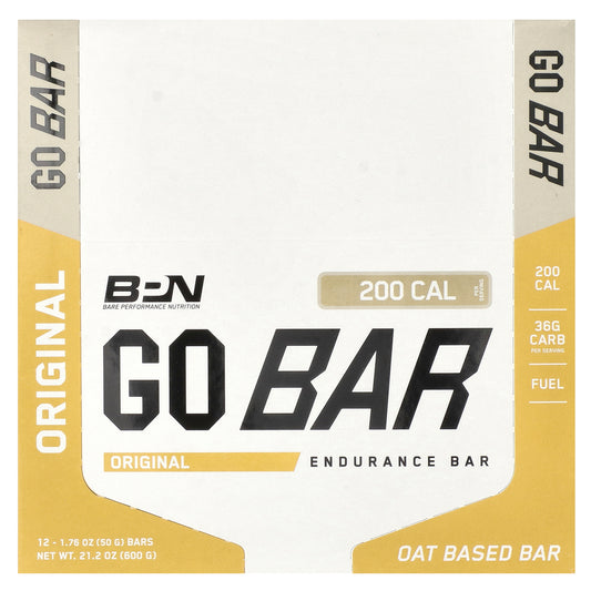 BPN, Go Bar, Endurance Bar, Original, 12 Bars, 1.76 oz (50 g) Each