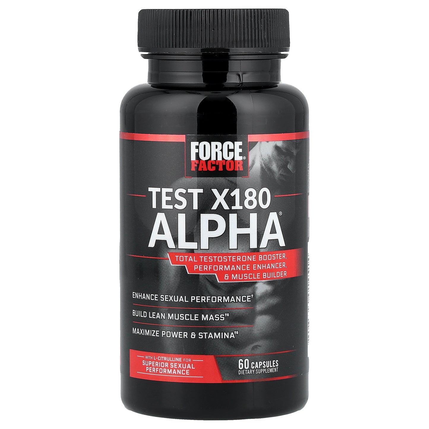 Force Factor, Test X180 Alpha®, 60 Capsules