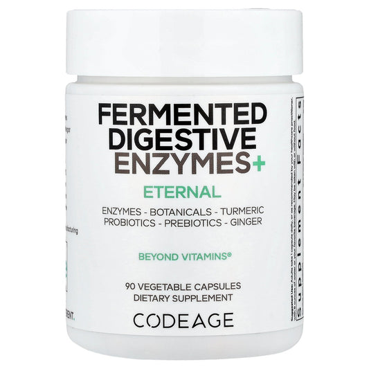 Codeage, Fermented Digestive Enzymes+, 90 Vegetable Capsules