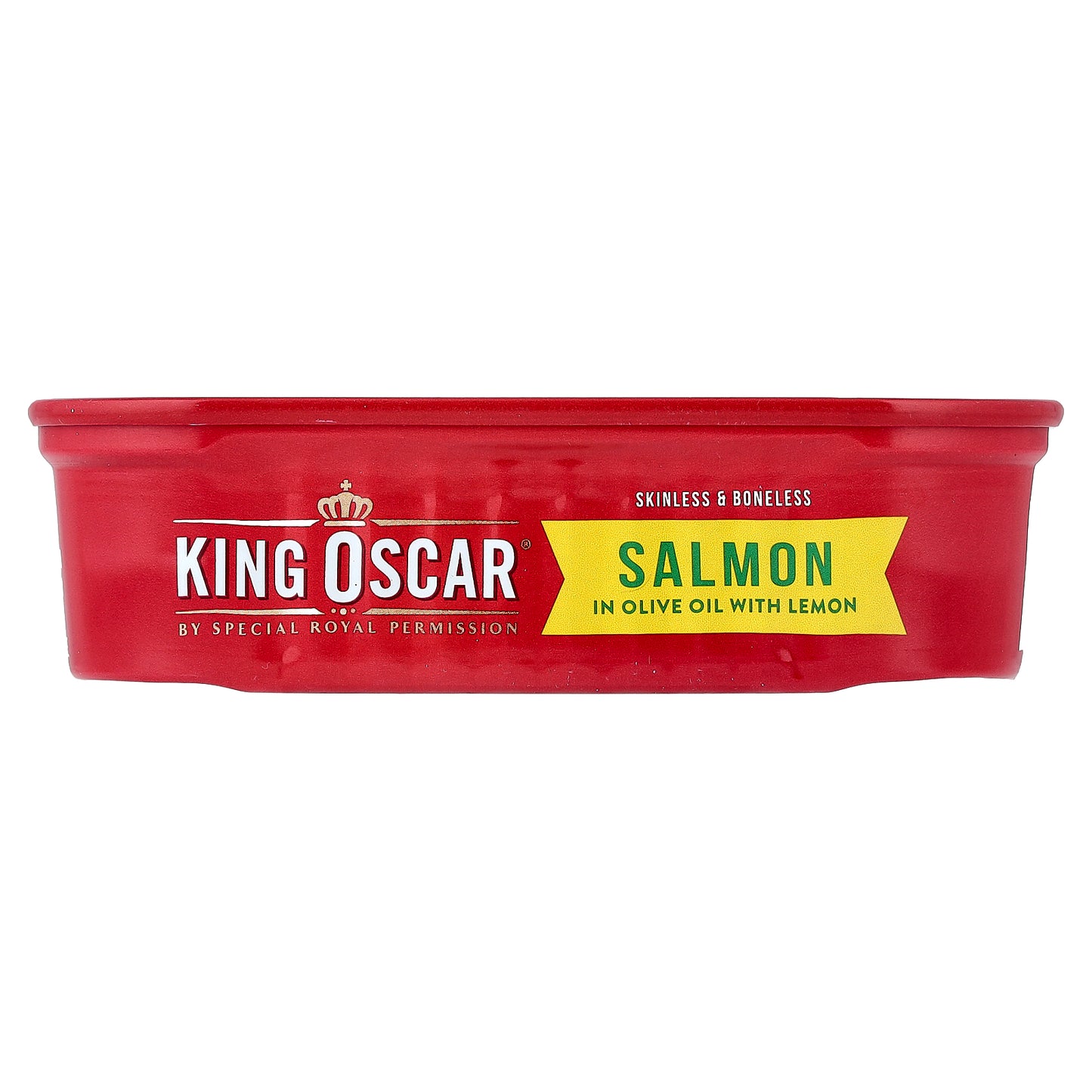 King Oscar, Skinless & Boneless Salmon in Olive Oil with Lemon, 4.05 oz (115 g)