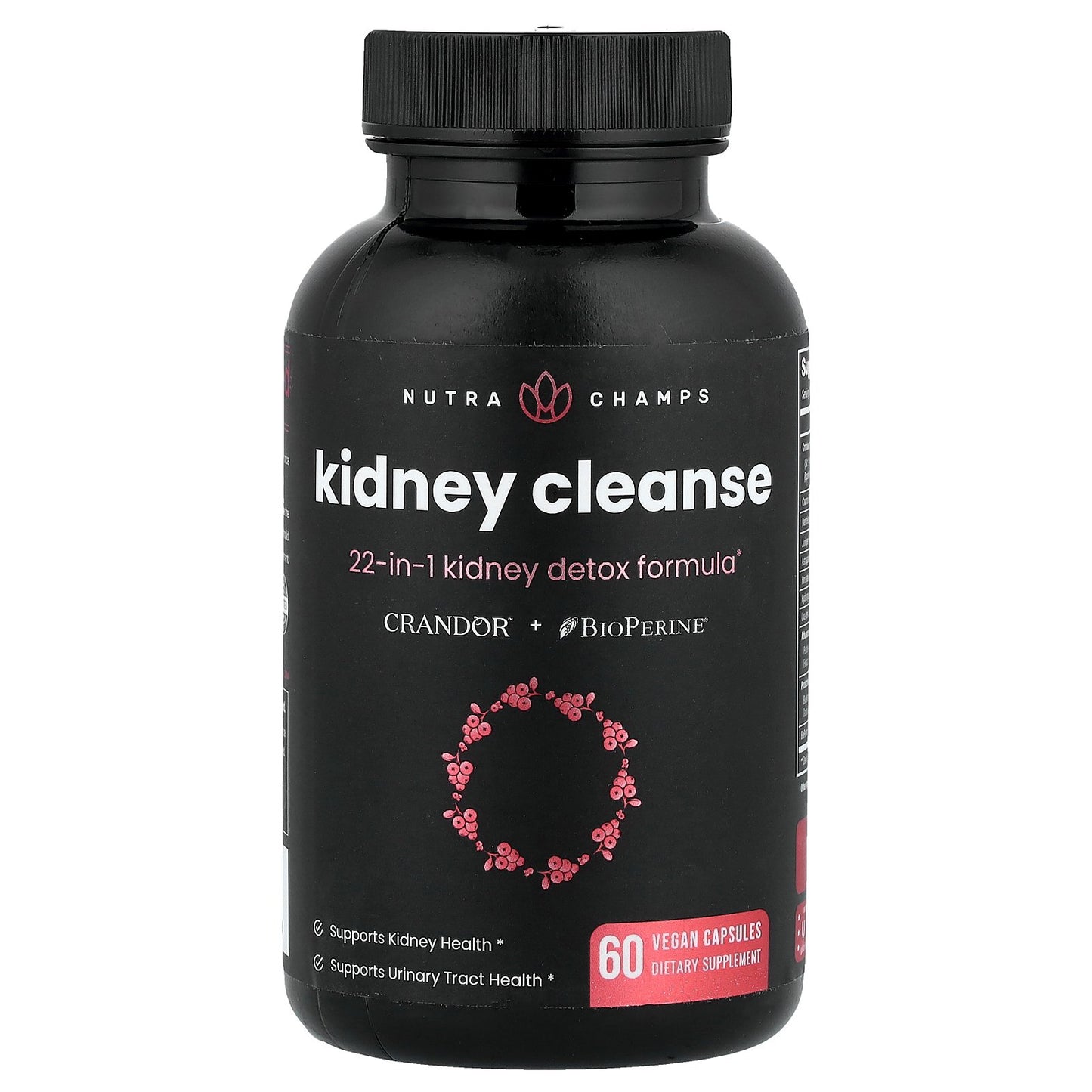 NutraChamps, Kidney Cleanse, 60 Vegan Capsules