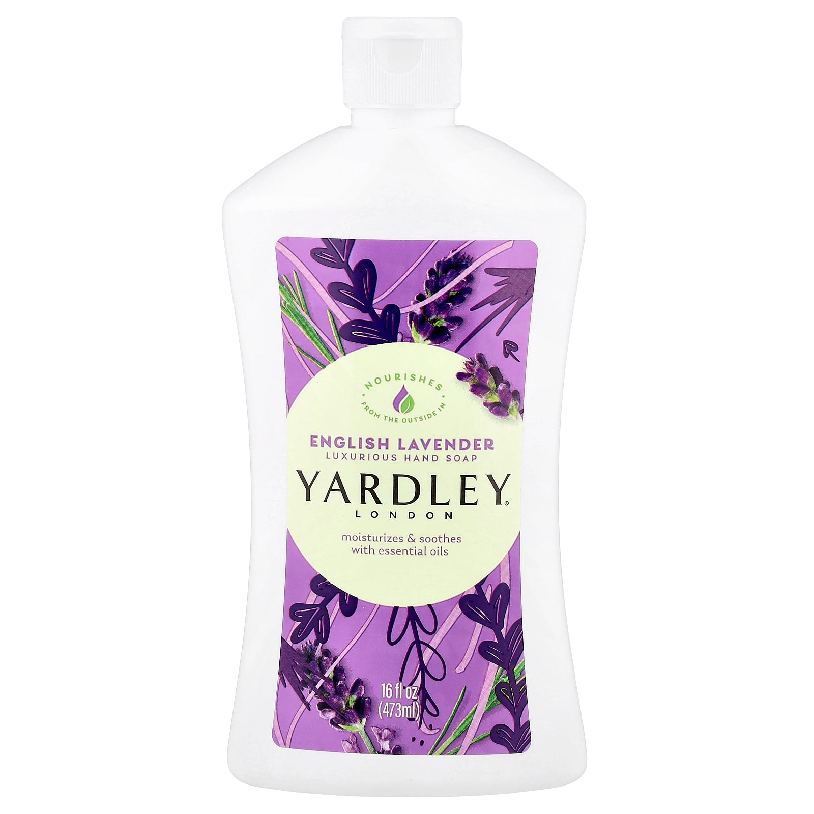 Yardley London, Luxurious Hand Soap, English Lavender, 16 fl oz (473 ml)