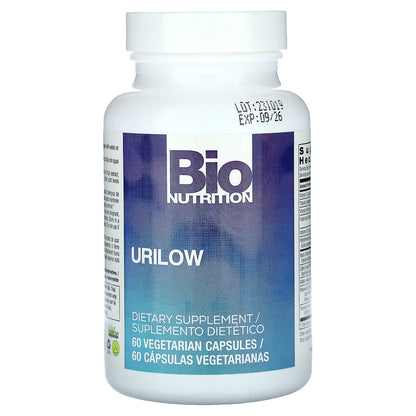 Bio Nutrition, Urilow, 60 Vegetarian Capsules