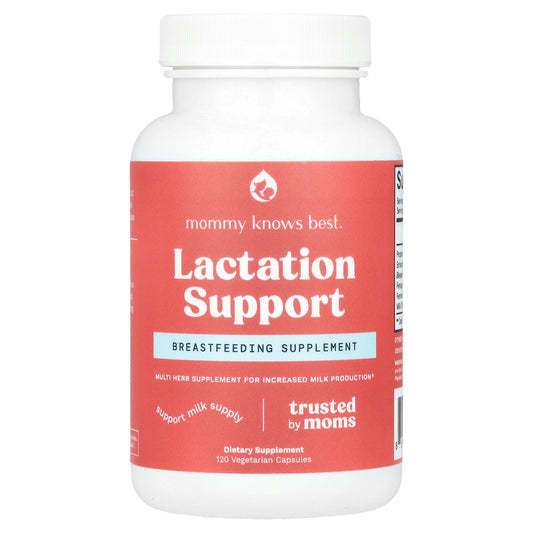 Mommy Knows Best, Lactation Support, 120 Vegetarian Capsules