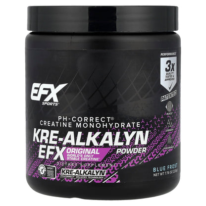 EFX Sports, Kre-Alkalyn EFX Powder, Blue Frost,  7.76 oz (220 g)
