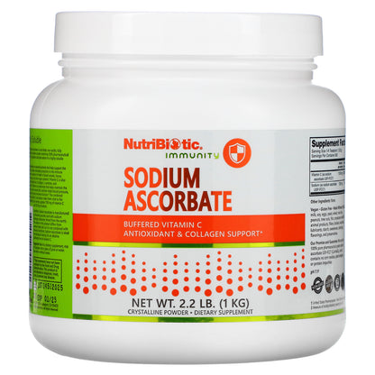 NutriBiotic, Immunity, Sodium Ascorbate, Crystalline Powder, 2.2 lb (1 kg)