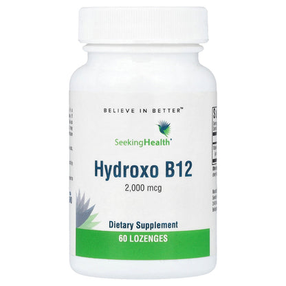Seeking Health, Hydroxo B12, 2,000 mcg, 60 Lozenges