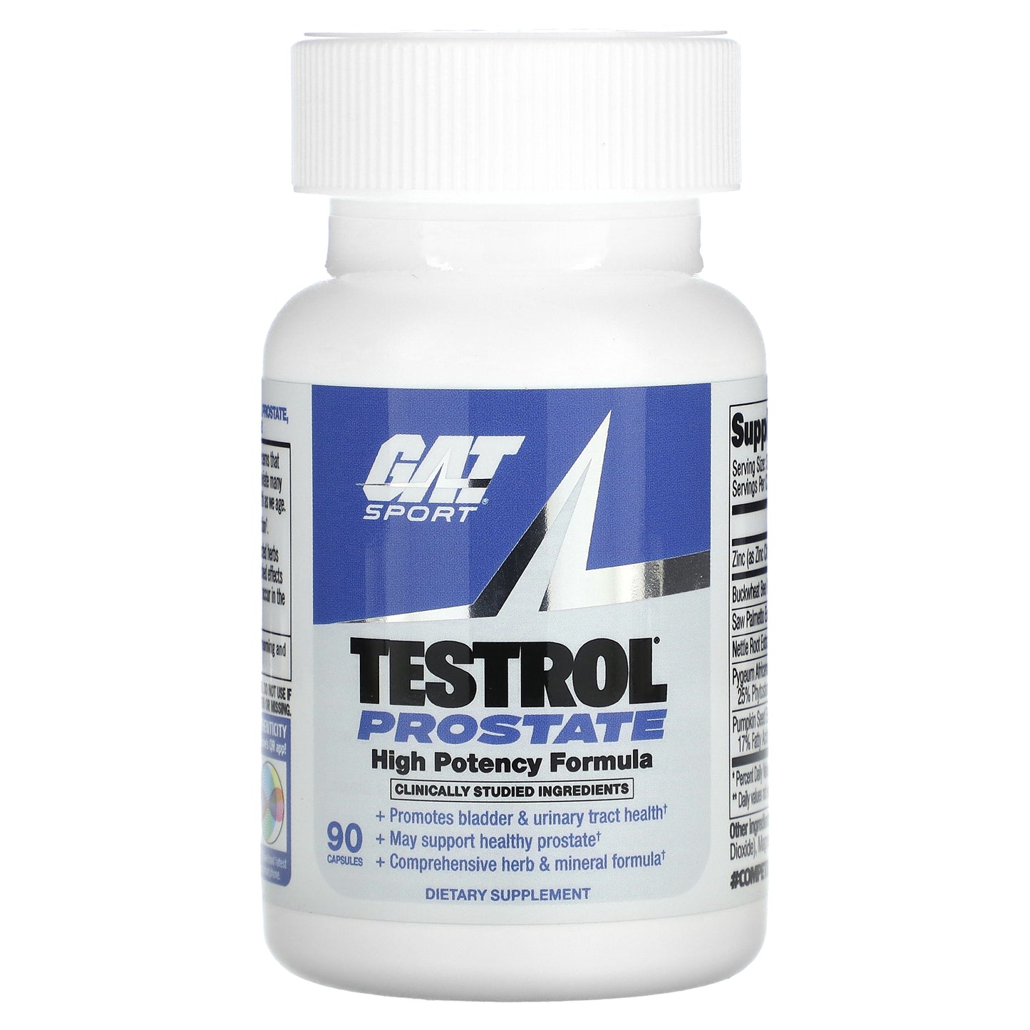 GAT, Sport, Testrol Prostate, 90 Capsules