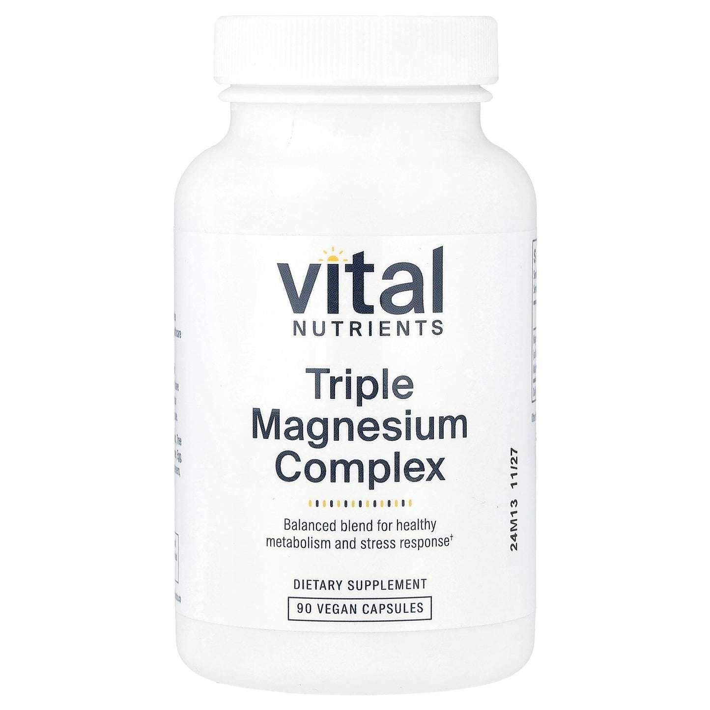 Vital Nutrients, Triple Magnesium Complex, 90 Vegan Capsules (250 mg per Capsule)