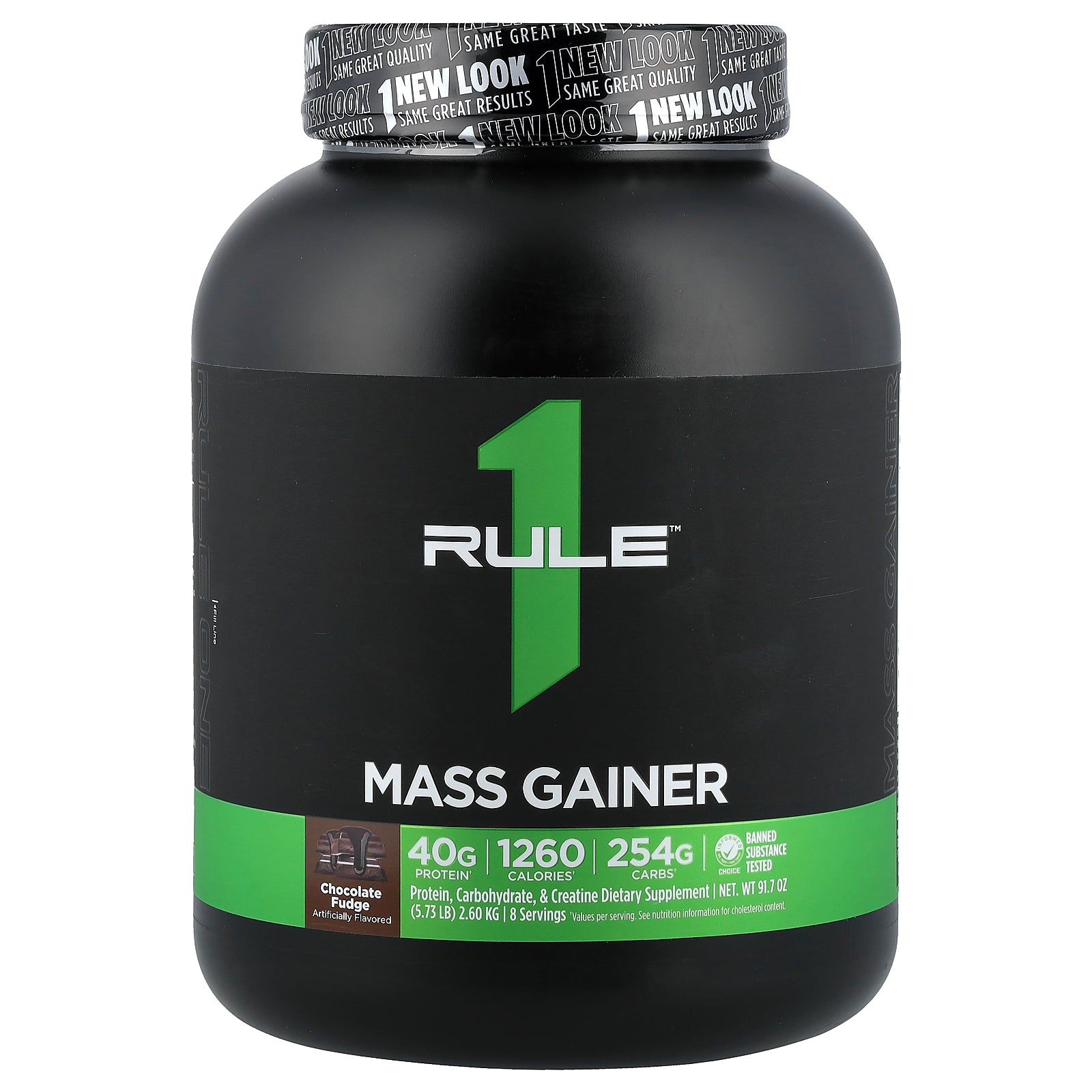 Rule One Proteins, Mass Gainer, Chocolate Fudge, 5.73 lbs (2.6 kg)