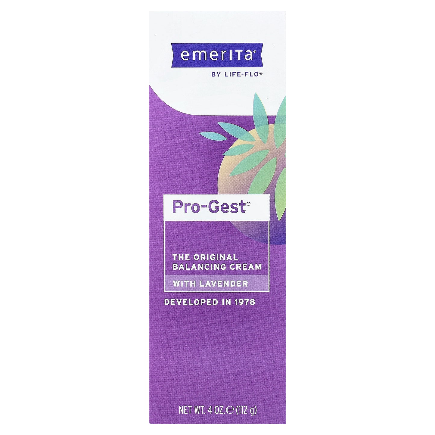 Emerita, Pro-Gest®, Balancing Cream with Lavender, 4 oz (112 g)