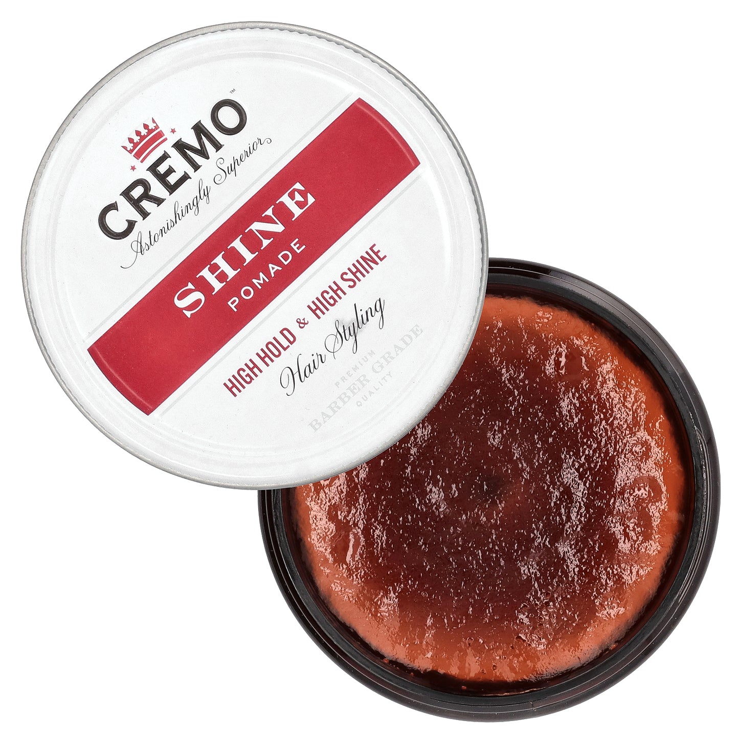 Cremo, Shine Pomade, High Hold & High Shine, 4 oz (113 g)