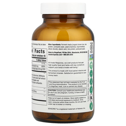 Innate Response Formulas, Adrenal Response™ Complete Care, 90 Tablets