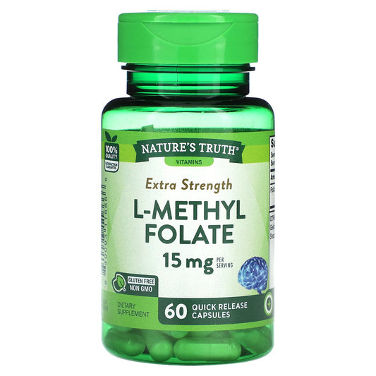 Nature's Truth, L-Methyl Folate, 60 Quick Release Capsules (7.5 mg per Capsule)