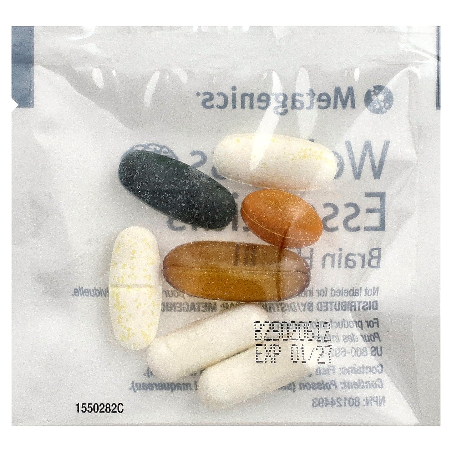 Metagenics, Wellness Essentials®, Brain Health Daily Packs, 30 Packets