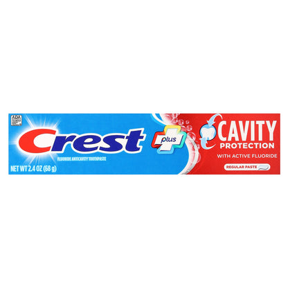 Crest, Plus, Cavity Protection, Fluoride Anticavity Toothpaste, Regular, 2.4 oz (68 g)