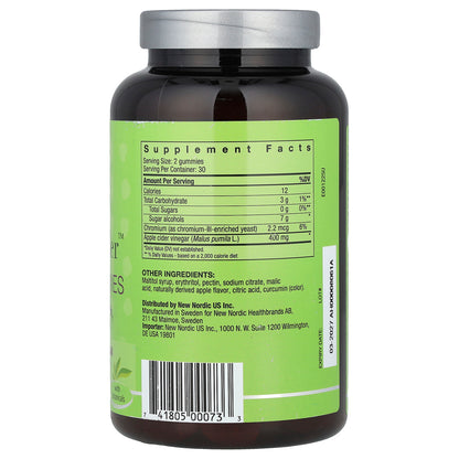 New Nordic, Apple Cider™ Vegan Gummies, Apple, 60 Gummies (200 mg per Gummy)