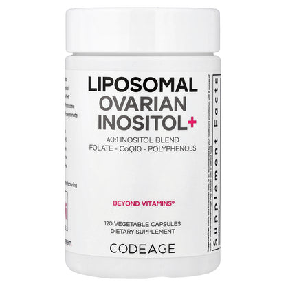 Codeage, Liposomal Ovarian Inositol+, 120 Vegetable Capsules