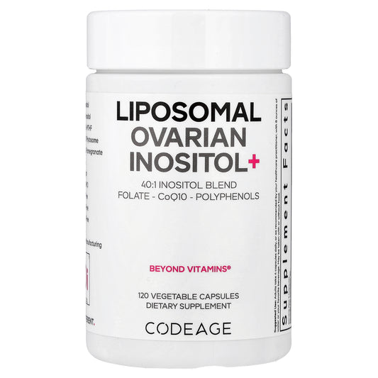 Codeage, Liposomal Ovarian Inositol+, 120 Vegetable Capsules