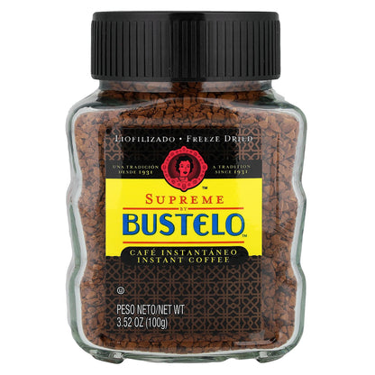 Café Bustelo, Supreme by Bustelo™ Freeze Dried Instant Coffee, 3.52 oz (100 g)